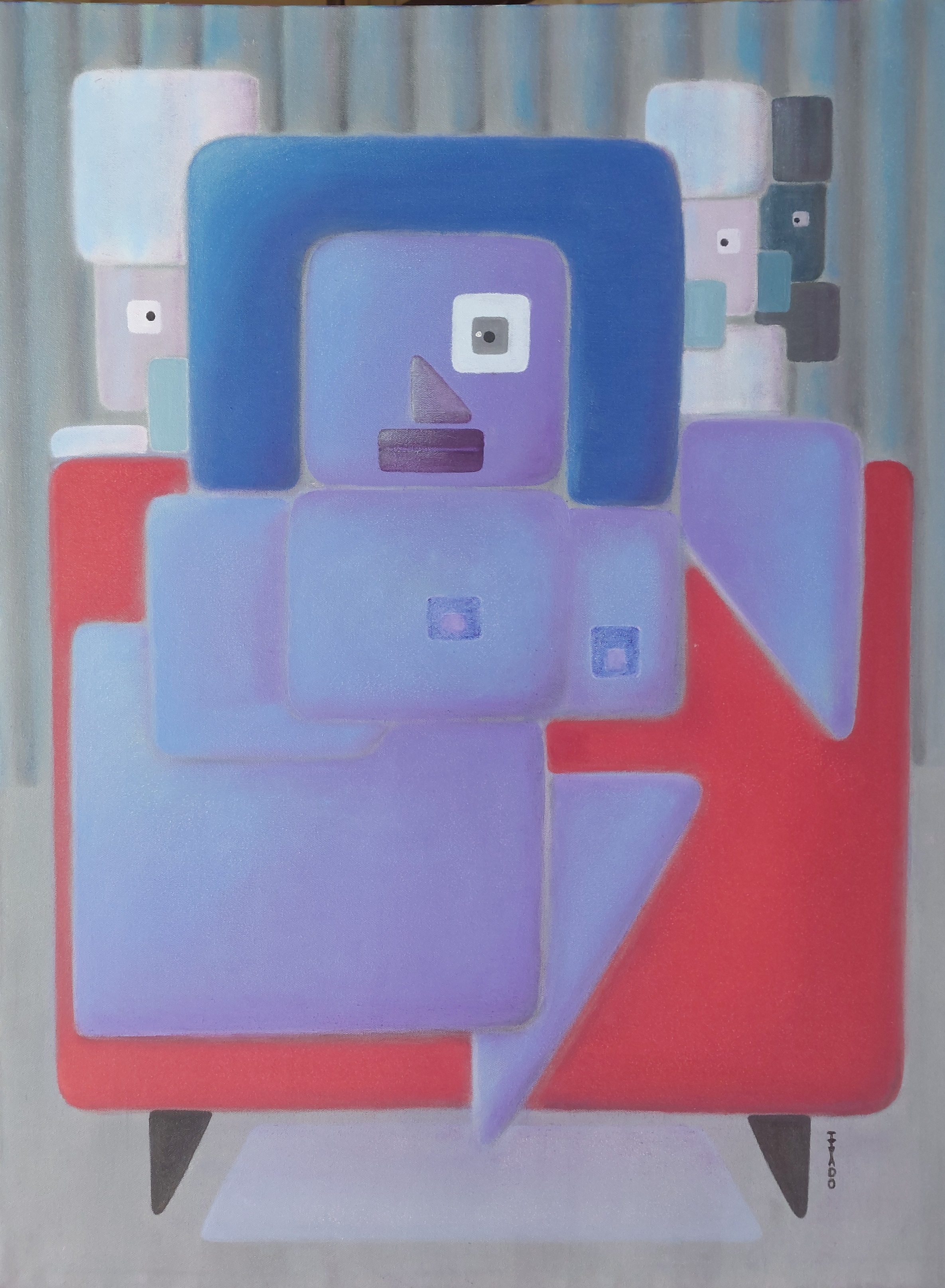 (image for) Woman On A Red Sofa